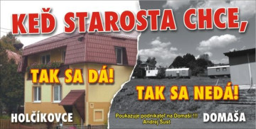 Ku kritickým bilbordom sa priznal podnikateľ z Domaše