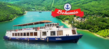 Loď Bohemia začala plávať po Domaši 