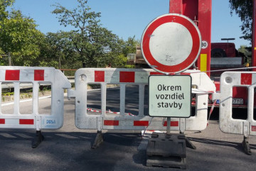 Úplna uzávierka ulice Nábrežná od štvrtka, 7.5. do nedele 10.5.2020