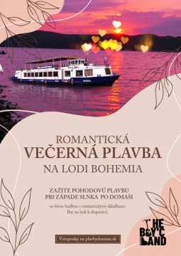 Romantická večerná plavba