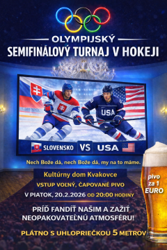 Kvakovce fandia našim hokejistom