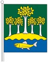 Heraldická vlajka obce Kvakovce